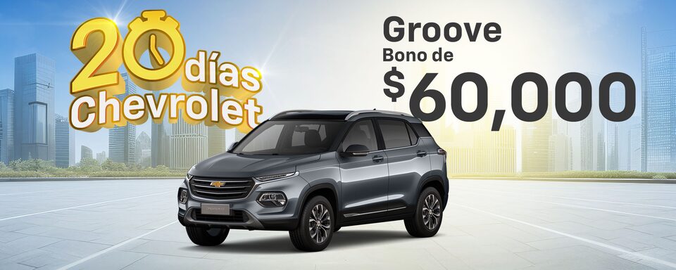 Camioneta pequeña Chevrolet Groove 2025, con innovador diseño exterior, motor de 1.5 L y techo panorámico