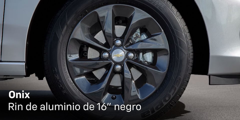 Accesorios Originales Chevrolet® Onix Rin de aluminio de 16" Negro