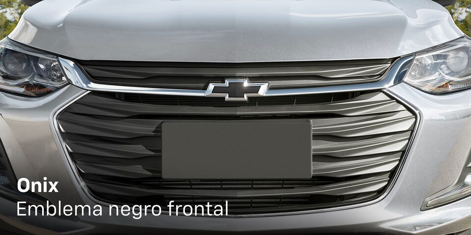 Accesorios Originales Chevrolet® Onix Emblema Negro Frontal