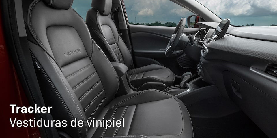 Accesorios Originales Chevrolet® Tracker Vestiduras de Vinipiel