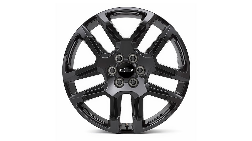 Estiliza el diseño exterior de tu Chevrolet Blazer 2025 con el rin de aluminio de 20 pulgadas con 5 brazos en negro