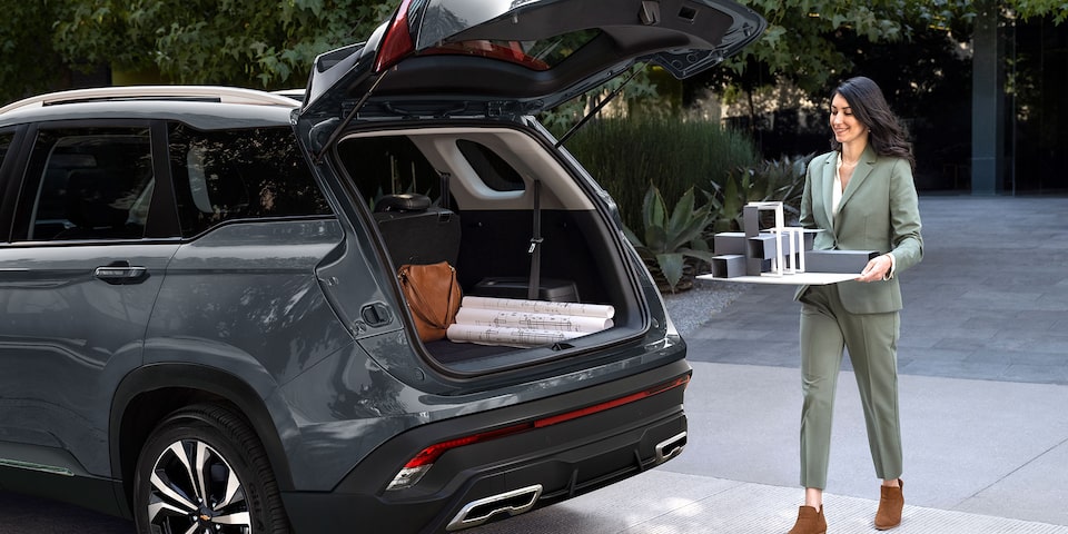 Llave inteligente para apertura remota de puertas y cajuela de Chevrolet Captiva 2024, mejor camioneta SUV familar