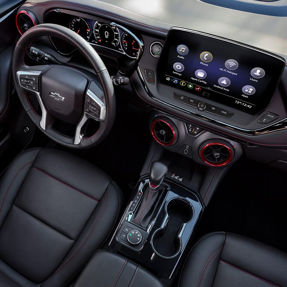 Sistema de Infoentretenimiento Chevrolet con pantalla táctil de 10.2 pulgadas para Chevrolet Blazer 2025, camioneta mediana