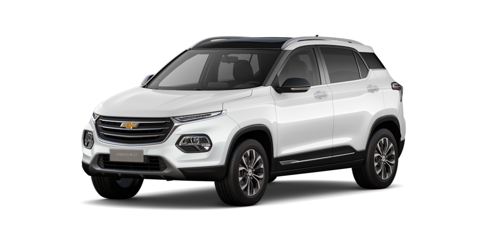 Chevrolet Groove 2025, camioneta pequeña, en color blanco polar