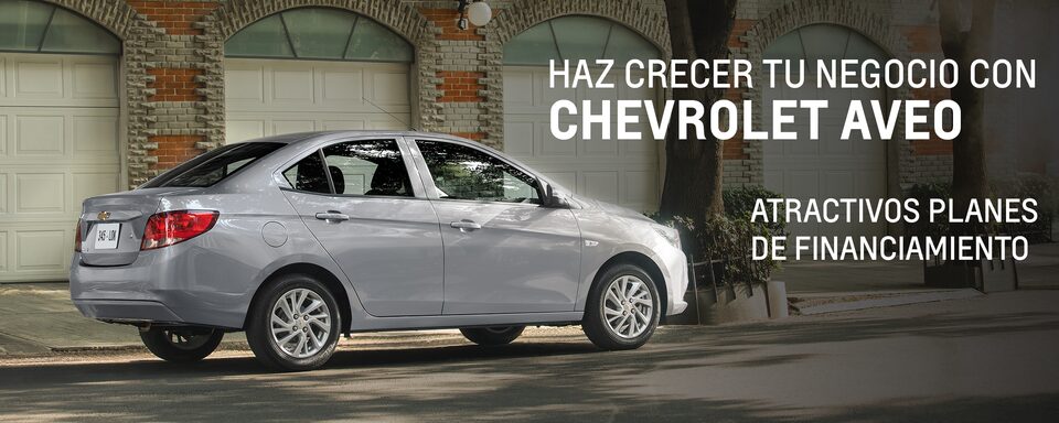 Haz crecer tu negocio con nuestros servicios de flotillas Chevrolet Aveo. Contamos con planes de financiamiento automotriz