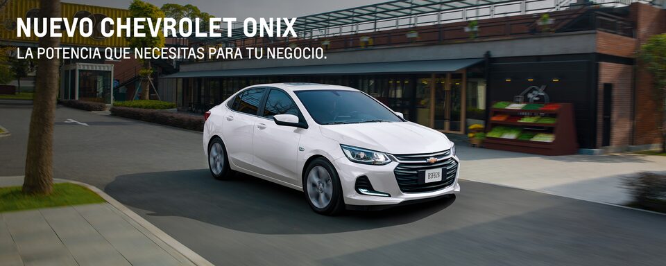 Chevrolet Onix, carro sedán 2021 con la potencia que necesitas para tu negocio