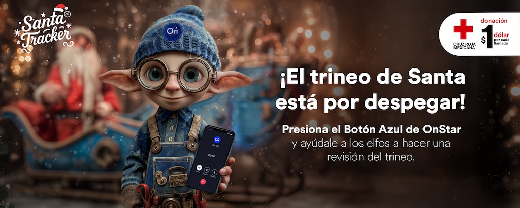 El trineo de Santa está por despegar...¡Presiona el Botón Azul y ayúdalo a hacer una revisión de su trineo!