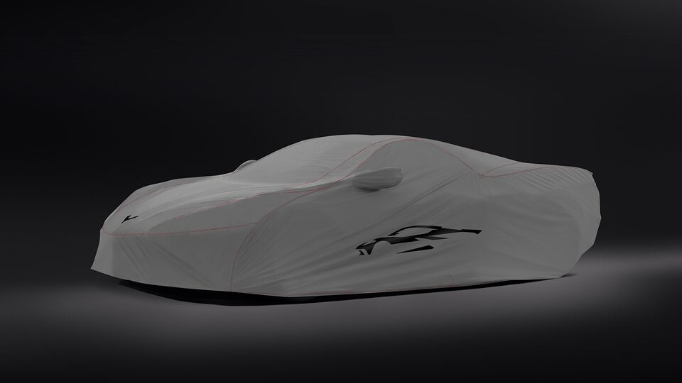 Cubierta de coche color gris para Chevrolet Corvette Z06 2024