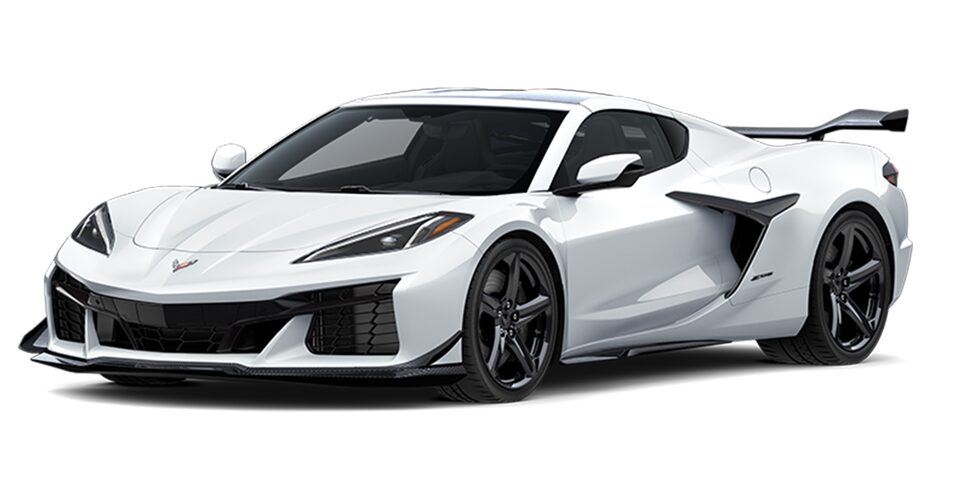 Chevrolet Corvette Z06 2024 en color artic white