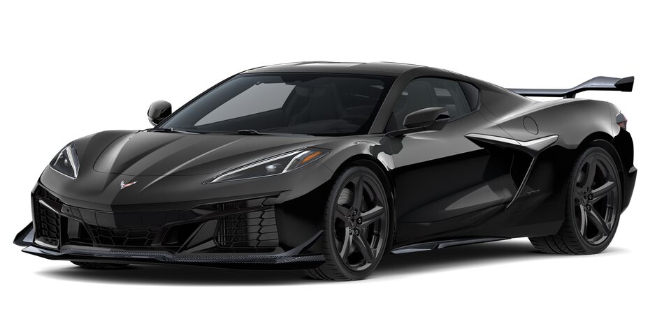 Chevrolet Corvette Z06 2024 en color black