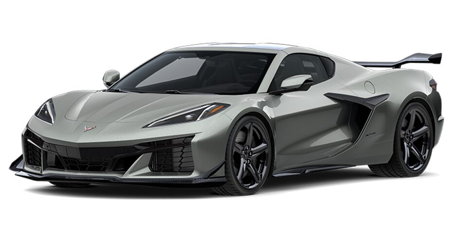 Chevrolet Corvette Z06 2024 en color hypersonic gray metallic