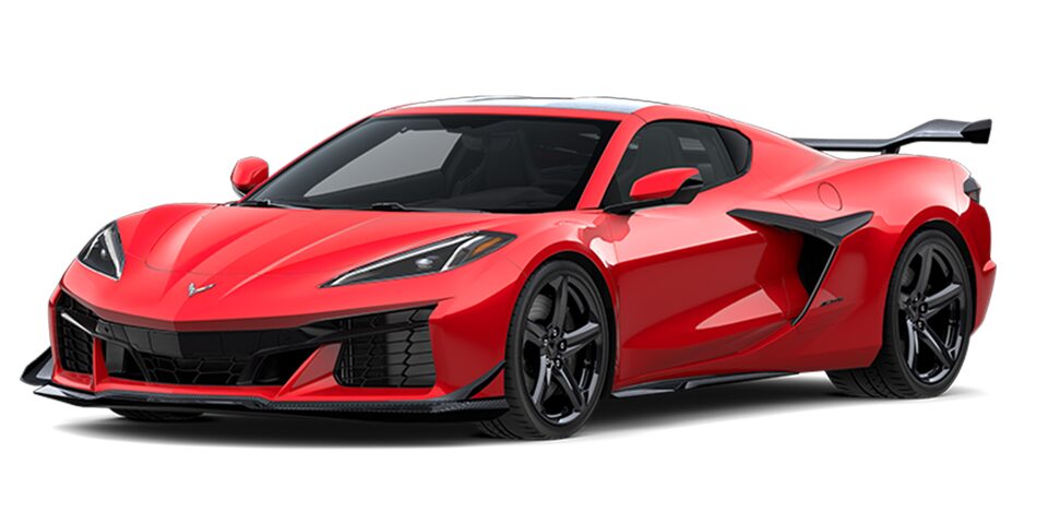 Chevrolet Corvette Z06 2024 en color torch red
